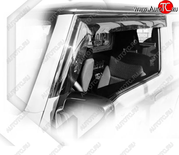 1 989 р. Дефлектора окон CA-Plastic  Suzuki Jimny  JB64 (2018-2024) (Classic полупрозрачный)