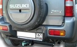 6 499 р. Фаркоп Лидер Плюс (до 1200 кг)  Suzuki Jimny  JB23/JB43 (1998-2001) (Без электропакета). Увеличить фотографию 1