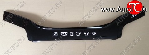 999 р. Дефлектор капота (plus) Russtal Suzuki Swift ZC дорестайлинг, хэтчбэк 5 дв. (2003-2008)