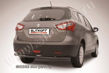 Защита задняя Slitkoff Suzuki SX4 JYB, JYA хэтчбэк дорестайлинг (2013-2016)