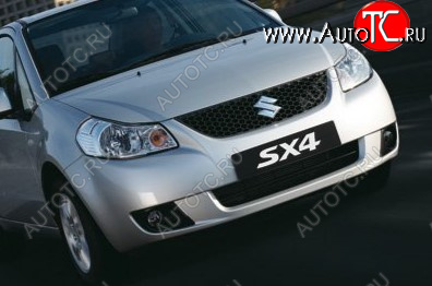 35 799 р. Передний бампер TYG Suzuki SX4 GYC21S дорестайлинг седан (2006-2012) (Неокрашенный)