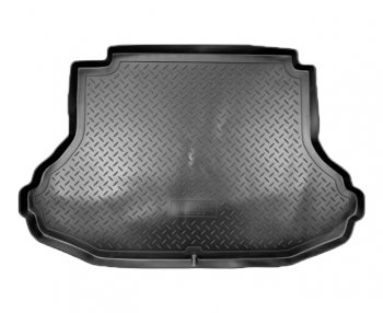 1 499 р. Коврик в багажник Norplast  ТАГАЗ Vega  C100 (2009-2011) (Черный, вставка Ёж Синий). Увеличить фотографию 1