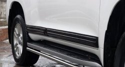 4 699 р. Молдинги RA  Toyota Land Cruiser Prado  J150 (2013-2017) (Поверхность глянец (под окраску), Неокрашенные). Увеличить фотографию 1