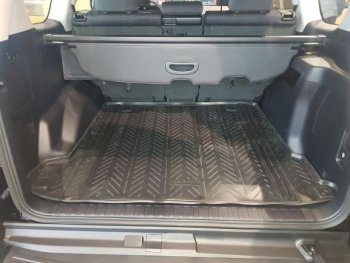 1 299 р. Коврик в багажник Aileron (5 мест) Toyota Land Cruiser Prado J150 1-ый рестайлинг (2013-2017). Увеличить фотографию 1
