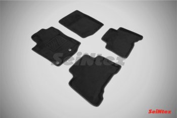 Комплект ковриков в салон 3D с текстильным покрытием Seintex Toyota (Тойота) Land Cruiser Prado (Лэнд)  J150 (2013-2017) J150 1-ый рестайлинг
