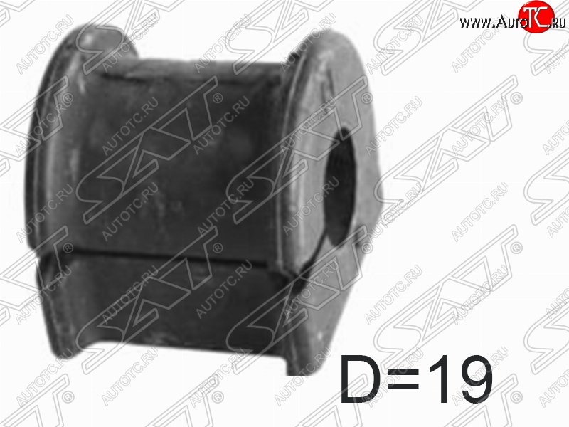 177 р. Резиновая втулка переднего стабилизатора (D=19) SAT  Toyota Allex  E12# - WILL