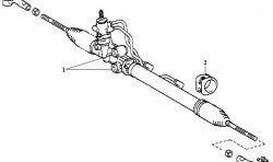 659 р. Полиуретановая подушка рулевой рейки Точка Опоры  Toyota Altezza - Mark 2  X100. Увеличить фотографию 2