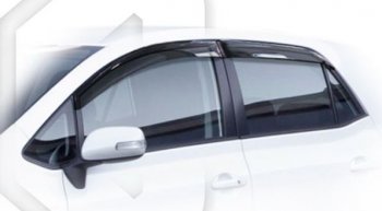 1 989 р. Дефлектора окон CA-Plastic Toyota Auris E150 хэтчбэк 5 дв. рестайлинг (2010-2012) (Classic полупрозрачный). Увеличить фотографию 1