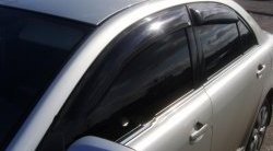 Дефлекторы окон (ветровики) Novline 4 шт Toyota (Тойота) Avensis (Авенсис) ( T250 седан,  T250 универсал) (2003-2008) T250 седан, T250 универсал дорестайлинг, дорестайлинг, рестайлинг, рестайлинг