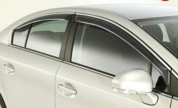 Дефлекторы окон (ветровики) Novline 4 шт Toyota Avensis T270 седан дорестайлинг (2008-2011)