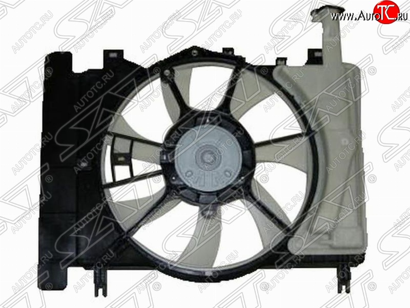 4 549 р. Диффузор радиатора в сборе SAT Toyota Belta/Yaris XP90 седан (2005-2012)