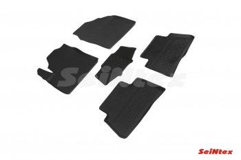 4 599 р. Износостойкие коврики в салон Seintex (с высоким бортом)  Toyota C-HR  NGX10, ZGX10 (2016-2019). Увеличить фотографию 2