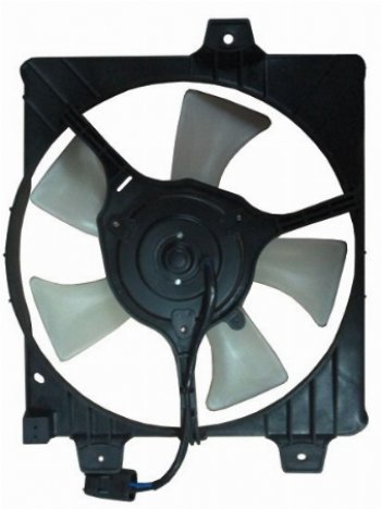 Вентилятор радиатора кондиционера в сборе (7AFE/5AFE/4AFE) SAT Toyota Caldina T210 дорестайлинг универсал (1997-1999)