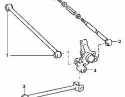 599 р. Полиуретановый сайлентблок поперечной тяги задней подвески Точка Опоры Toyota Carina Е210 седан дорестайлинг (1996-1998). Увеличить фотографию 2