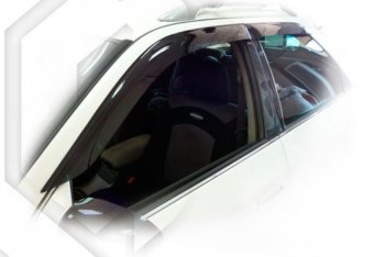 1 989 р. Дефлектора окон  Camry Gracia Wagon (MCV21W, MCV25W, SXV20W, SXV25W) CA-Plastiс Toyota Camry XV20 (1999-2001) (Classic полупрозрачный, Без хром.молдинга). Увеличить фотографию 1