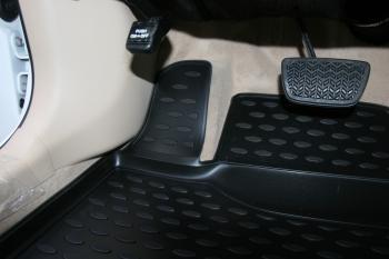 2 399 р. Комплект ковриков салона (полиуретан) Element Toyota Camry XV55 2-ой рестайлинг (2017-2018). Увеличить фотографию 4