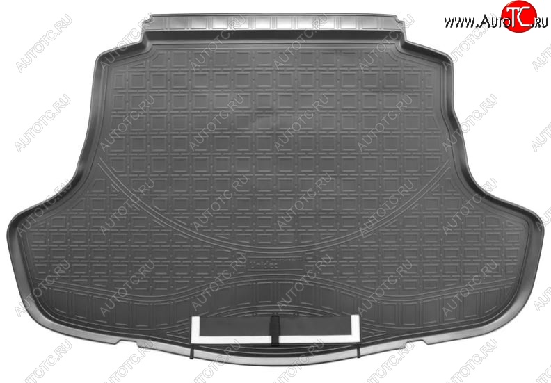 2 999 р. Коврик в багажник Norplast  Toyota Camry  XV70 (2017-2021) (Черный с фартуком)