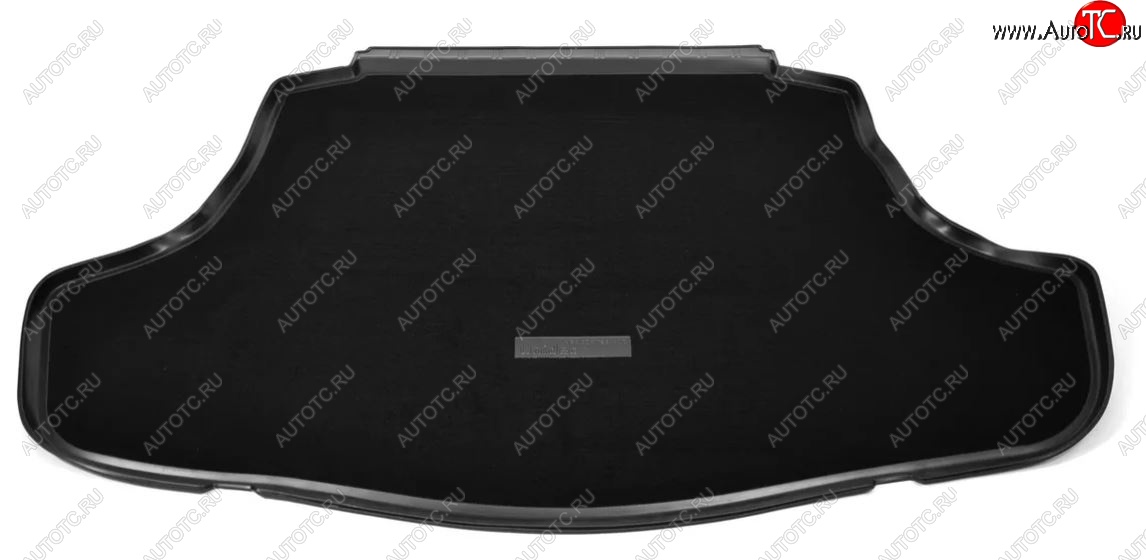 2 979 р. Комбинированый коврик с повышенной износостойкостью в багажник Unidec (полиуретан, текстиль)  Toyota Camry  XV70 (2017-2021) (Черный)