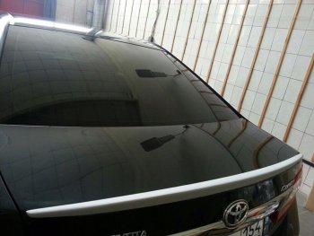 2 799 р. Лип спойлер АВТОКРАТ Toyota Camry XV50 дорестайлинг (2011-2014) (Неокрашенный). Увеличить фотографию 4