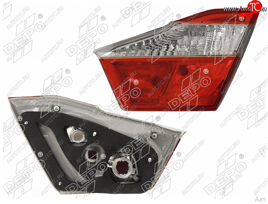 4 399 р. Правый фонарь в крышку багажника DEPO Toyota Camry XV50 дорестайлинг (2011-2014)