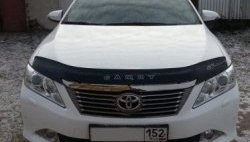 999 р. Дефлектор капота Russtal Toyota Camry XV50 дорестайлинг (2011-2014). Увеличить фотографию 1