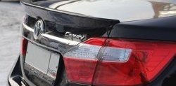 2 349 р. Лип спойлер M-VRS Toyota Camry XV55 1-ый рестайлинг (2014-2017) (Неокрашенный). Увеличить фотографию 1