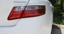 1 239 р. Реснички на фонари (рестайлинг) RA Toyota Camry XV40 рестайлинг (2009-2011) (Неокрашенные). Увеличить фотографию 3