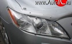 1 268 р. Прозрачная защита передних фар Novline  Toyota Camry  XV40 (2009-2011). Увеличить фотографию 1