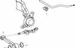 499 р. Полиуретановая втулка стабилизатора передней подвески Точка Опоры (26 мм)  Toyota Camry  V40 - Vista  седан. Увеличить фотографию 2