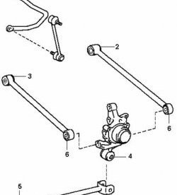 349 р. Полиуретановая втулка стабилизатора задней подвески Точка Опоры Toyota Camry V40 (1994-1998). Увеличить фотографию 2