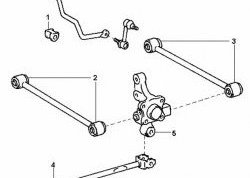 379 р. Полиуретановая втулка стабилизатора задней подвески Точка Опоры Toyota Celica T180 (1989-1993). Увеличить фотографию 2
