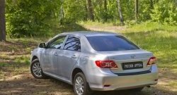 1 469 р. Защитная накладка на задний бампер RA  Toyota Corolla  E150 (2006-2010) седан дорестайлинг. Увеличить фотографию 2