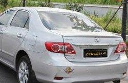 3 399 р. Лип спойлер АВТОКРАТ  Toyota Corolla  E150 (2009-2013) (Неокрашенный). Увеличить фотографию 2