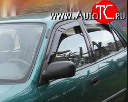 999 р. Комплект дефлекторов окон (ветровиков) 4 шт. (хетчбек) Russtal  Toyota Corolla  E110 (1997-2000)