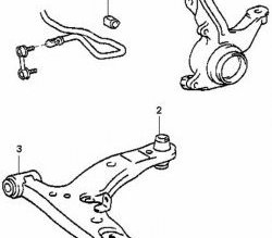 369 р. Полиуретановая втулка стабилизатора передней подвески Точка Опоры (22 мм) Toyota Corolla E110 седан дорестайлинг (1997-2000). Увеличить фотографию 2