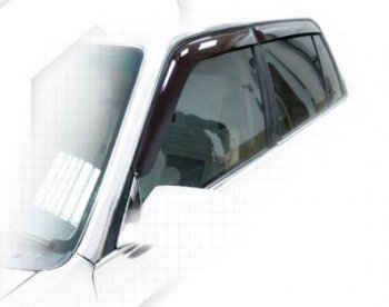 1 999 р. Дефлектора окон CA-Plastic (увеличенная задняя дверь)  Toyota Crown  XS10 (1995-2017) (Classic полупрозрачный, Без хром.молдинга). Увеличить фотографию 1