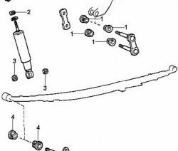 289 р. Полиуретановая втулка рессоры задней подвески Точка Опоры Toyota Crown S150 седан дорестайлинг (1995-1997). Увеличить фотографию 2