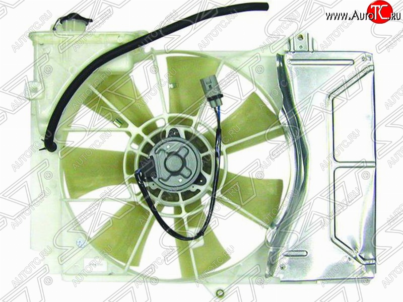 6 299 р. Диффузор радиатора в сборе SAT Toyota Vitz XP10 хэтчбэк 5 дв. (1998-2001)