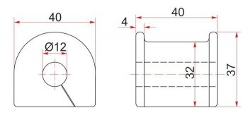 120 р. Резиновая втулка заднего стабилизатора (D=12) SAT Toyota Platz (1999-2002). Увеличить фотографию 1