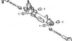 2 599 р. Полиуретановый комплект сайлентблоков рулевой рейки Точка Опоры  Toyota Harrier  XU30 (2003-2013). Увеличить фотографию 2