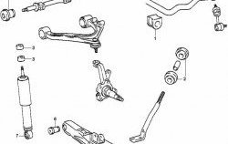 499 р. Полиуретановая втулка стабилизатора передней подвески Точка Опоры (29 мм)  Toyota Hiace Regius (1997-2002). Увеличить фотографию 2