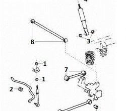 173 р. Полиуретановая втулка амортизатора задней подвески (верхнего крепления) Точка Опоры (11,5 мм) Toyota Hiace Regius (1997-2002). Увеличить фотографию 2