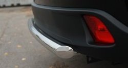11 999 р. Защита заднего бампера (Ø63 мм, нержавейка) Russtal  Toyota Highlander  XU50 (2013-2017). Увеличить фотографию 4