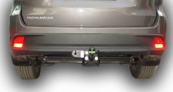 8 549 р. Фаркоп Лидер Плюс (съемный шар тип FC)  Toyota Highlander  XU50 (2013-2020) (Без электропакета). Увеличить фотографию 2