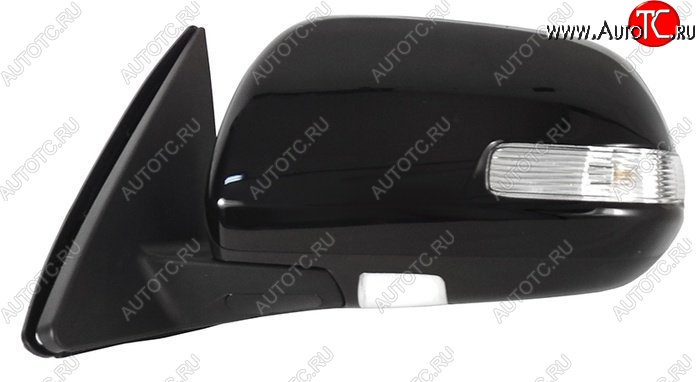 9 449 р. Боковое левое зеркало заднего вида (рестайлинг) (обогрев/поворотник) SAT Toyota Highlander XU40 рестайлинг (2010-2013) (Неокрашенное)