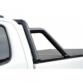 11 399 р. Защитная дуга багажника ТехноСфера (Техно Сфера) (с креплением под крышку, Сталь с покрытием, d63.5 mm) Toyota Hilux AN20,AN30  2-ой рестайлинг (2011-2016) (цвет: Серебристый). Увеличить фотографию 3