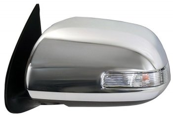 5 849 р. Боковое левое зеркало заднего вида (обогрев) SAT  Toyota Hilux  AN20,AN30 (2011-2016) (Неокрашенное). Увеличить фотографию 1