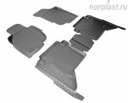 2 659 р. Комплект ковриков в салон Norplast  Toyota Hilux  AN20,AN30 (2011-2016). Увеличить фотографию 1