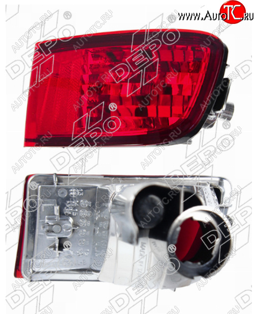 1 979 р. Правый фонарь в задний бампер DEPO Toyota Land Cruiser Prado J120 (2002-2009)