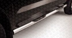 24 999 р. Защита порогов из трубы d76 мм с пластиковыми вставками для ног Slitkoff Toyota Hilux AN10,AN20 1-ый рестайлинг (2008-2011) (дорестайлинг). Увеличить фотографию 1